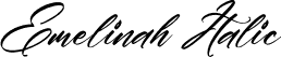 Emelinah Italic font | Emelinah Italic.otf