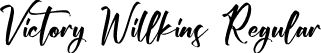 Victory Willkins Regular font | Victory Willkins.otf