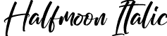 Halfmoon Italic font | Halfmoon Italic.ttf