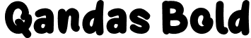 Qandas Bold font | QandasPersonaluse-Bold.otf