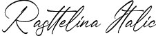 Rasttelina Italic font | Rasttelina-Italic.otf