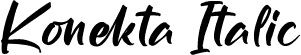 Konekta Italic font | Konekta-Italic.otf