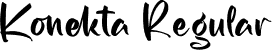 Konekta Regular font | Konekta.otf