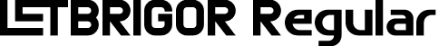 LETBRIGOR Regular font | LETBRIGOR.otf