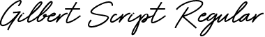 Gilbert Script Regular font | Gilbert-Script.ttf