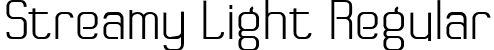 Streamy Light Regular font | streamy-light.ttf