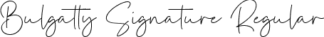 Bulgatty Signature Regular font | Bulgatty-Signature-1.ttf