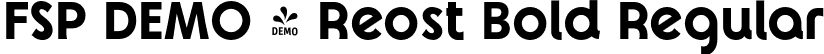 FSP DEMO - Reost Bold Regular font | Fontspring-DEMO-reost-bold.otf