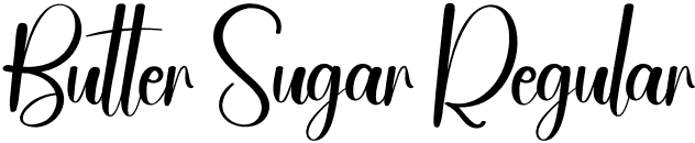 Butter Sugar Regular font | Butter-Sugar.otf