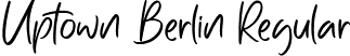 Uptown Berlin Regular font | Uptown Berlin.otf