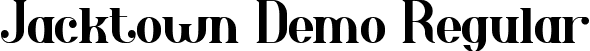 Jacktown Demo Regular font | JacktownDemoRegular.ttf