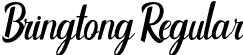 Bringtong Regular font | bringtong.otf