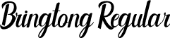 Bringtong Regular font | bringtong.ttf