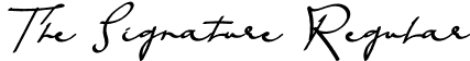 The Signature Regular font | The Signature.otf