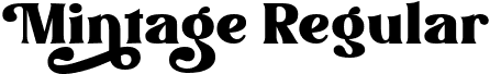 Mintage Regular font | MintageRegular-51Knx.ttf