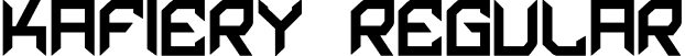 kafiery Regular font | kafiery.ttf