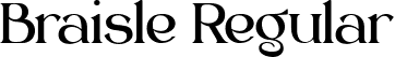 Braisle Regular font | braisle.ttf