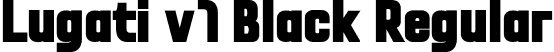 Lugati v1 Black Regular font | Lugati BLK.otf