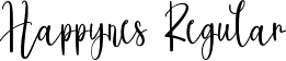 Happynes Regular font | Happynes.ttf