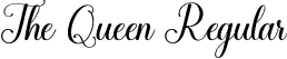 The Queen Regular font | The Queen.otf