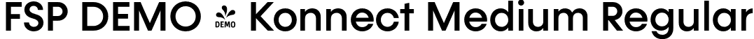 FSP DEMO - Konnect Medium Regular font | Fontspring-DEMO-konnect-medium.otf