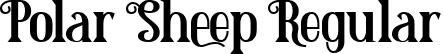 Polar Sheep Regular font | PolarSheep-rgp0O.ttf