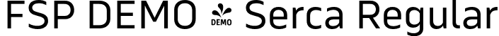 FSP DEMO - Serca Regular font | Fontspring-DEMO-serca-regular.otf