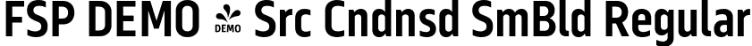FSP DEMO - Src Cndnsd SmBld Regular font | Fontspring-DEMO-sercacondensed-semibold.otf