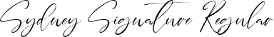 Sydney Signature Regular font | Sydney Signature.otf