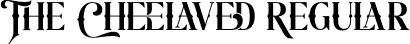 The Cheelaved Regular font | TheCheelaved-4BMnW.otf