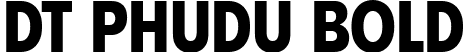 DT Phudu Bold font | DTPhudu-Bold.ttf