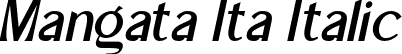 Mangata Ita Italic font | MangataItalic-axv59.otf