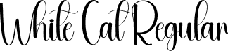 White Cat Regular font | White-Cat.otf