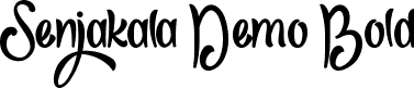 Senjakala Demo Bold font | SenjakalaDemoBold.ttf