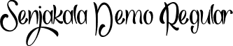 Senjakala Demo Regular font | SenjakalaDemoRegular.ttf