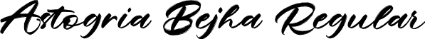 Astogria Bejha Regular font | astogria-bejha.otf