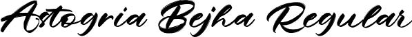 Astogria Bejha Regular font | astogria-bejha.ttf