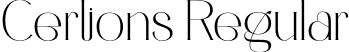 Cerlions Regular font | Cerlions-Regular.otf