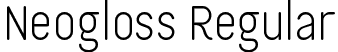 Neogloss Regular font | Neogloss-p7EG1.ttf