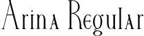 Arina Regular font | arina.ttf