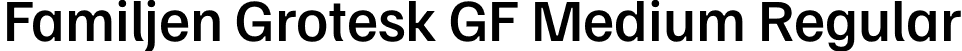 Familjen Grotesk GF Medium Regular font | FamiljenGroteskGF-Medium.otf
