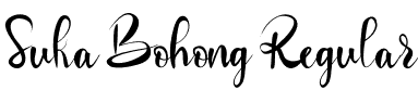 Suka Bohong Regular font | SukaBohong.otf