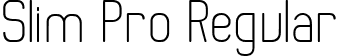 Slim Pro Regular font | SlimPro-Regular.ttf