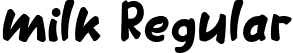 milk Regular font | milk-Regular.ttf