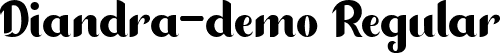 Diandra-demo Regular font | Diandra-demo.ttf