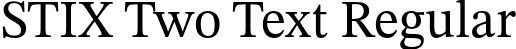 STIX Two Text Regular font | STIXTwoText-Regular.otf