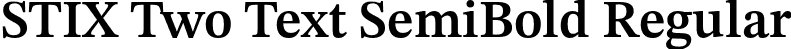 STIX Two Text SemiBold Regular font | STIXTwoText-SemiBold.otf