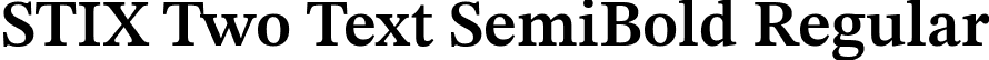 STIX Two Text SemiBold Regular font | STIXTwoText-SemiBold.ttf