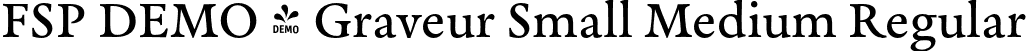 FSP DEMO - Graveur Small Medium Regular font | Fontspring-DEMO-graveur-smallmedium.otf