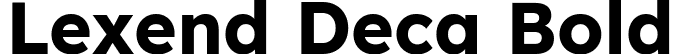 Lexend Deca Bold font | LexendDeca-Bold.ttf